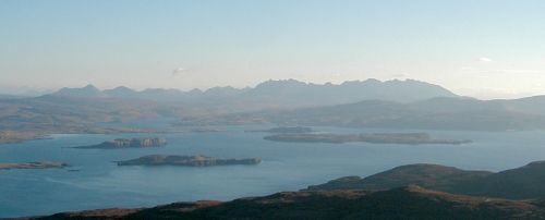 The Cuillins from Healabhal Beag