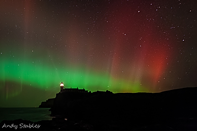 Aurora Borealis, Neist Point, Isle of Skye.
