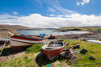 Boats at Meanish Pier